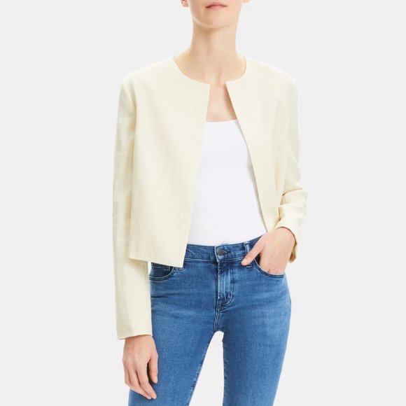 Theory Cropped Jacket - Picture 1 of 5